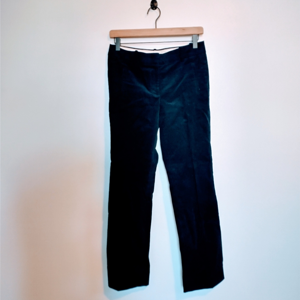 JCrew corduroy Navy ribbed pants size 0tall. Perfect dress pants for work, has
